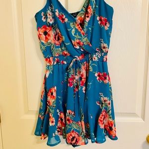 Trixxi romper with flowers
